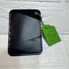 【1点限り2枚収納可】レザー パスケース　オリジナル