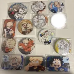 僕のヒーローアカデミア　缶バッジ　緑谷出久　爆豪