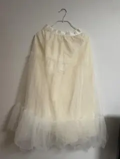 アイボリー フレアスカート Fサイズ GRL