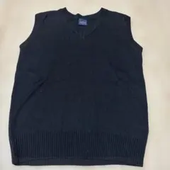 FUNCINORT ブラック ニットベスト 140