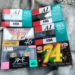 カセットテープ まとめ売り TDK AXIA 6個