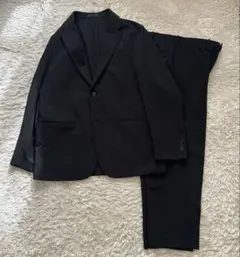 ユニクロ セットアップ 感動ジャケット 2022年モデル 黒 L パンツ