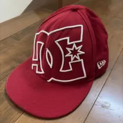 【DC】 NEW ERA 59FIFTY 赤 キャップ 6 1/2 (52cm)