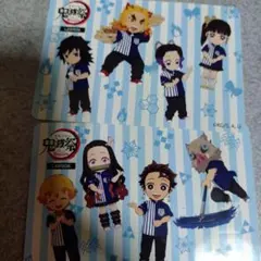 鬼滅の刃　非売品　鬼滅の祭ローソン　胡蝶しのぶ冨岡義勇ステッカー