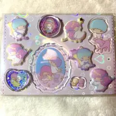 【おすそ分けシール】サンリオ　リトルツインスターズ キキララ　ぷっくりシール