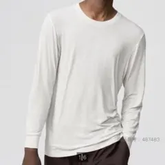 ユニクロ／極暖ヒートテックカシミヤブレンドクルーネックT メンズ