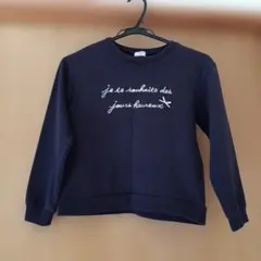 anyFAM レインボー刺繍トレーナー 140