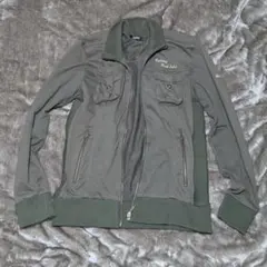 BURBERRY BLACK LABEL ミリタリーブルゾン カーキ Lサイズ