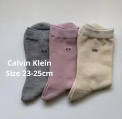 新品　calvin klein カルバンクライン レディースソックス　3足のサムネイル