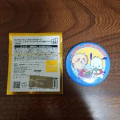 ちいかわサンリオキャラクターズ　缶バッジ　シーサー　ポチャッコ