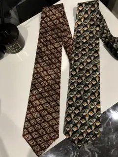 【美品】GIORGIO ARMANI ジョルジオアルマーニ ネクタイ 2本セット