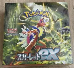 ポケモンカードゲーム スカーレットex 新品未開封 シュリンク付BOX