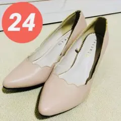 GLACIER❤️桜色のハイヒール サイズ：LL(約24cm)