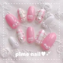 パステルローズチェック