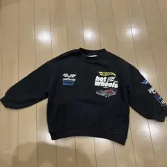 【ZARA】Hot Wheels ブラック トレーナー