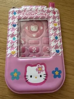 美品 キティ サンリオ ガラケー キーホルダー