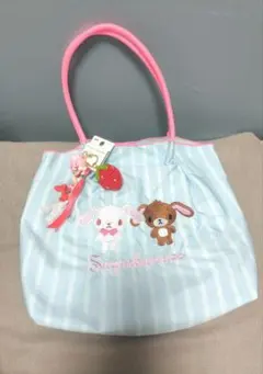 ♡新品♡シュガーバニーズ トートバッグ ピンク 刺繍 サンリオ 平成