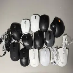 PCマウス まとめ売り 13点セットのサムネイル