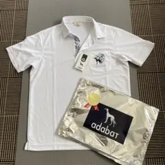 adabat ホワイト シャツ 花柄襟