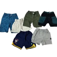 キッズハーフパンツ　6枚セット　104〜120cm