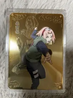 NARUTO ナルト 20周年記念 金メッキ加工メタルカード - メルカリ
