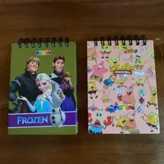 アナと雪の女王 スポンジボブ メモ帳