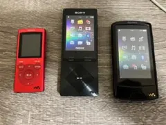 ソニー ウォークマン 3台セット ケーブル付き　ジャンク扱いのサムネイル