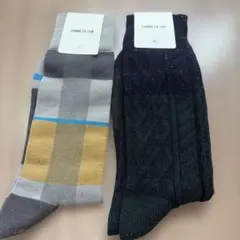 COMME CA ISM メンズ ソックス 2足セット