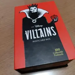 ディズニー　ヴィランズ　ポストカード　セット　ボックス　100枚