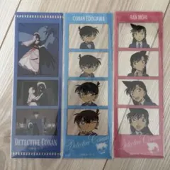 名探偵コナン キャラクリアフォト 新一 蘭　コナン