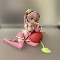 美品 桜ミク DesktopCute フィギュア さくらんぼクッション 開封品