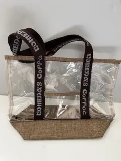 コメダ珈琲　クリアバッグ ジュート製　komeda’sCoffee トートバッグ