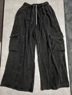 完売品　glamb バギースエットパンツ ブラック Mのサムネイル