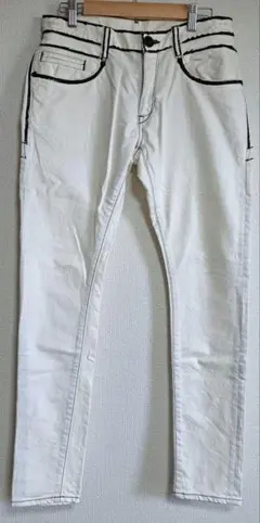 DOUBLE STANDARD CLOTHING ホワイトデニム 36 S