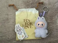 POPMART PIN FOR LOVE イニシャルラブブ【E】