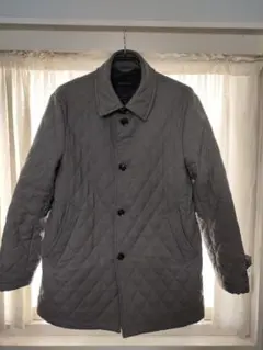 美品☆m.f.editionエムエフ キルティングジャケット グレー Lサイズ