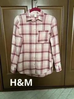 Ｈ&Ｍ長袖チェック綿シャツ