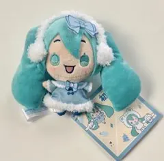 初音ミク×シナモロール マスコット ぬいぐるみ　WINTER Ver.