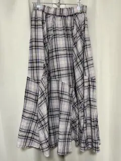 ROPE' PICNIC チェック柄 フレアスカート 38