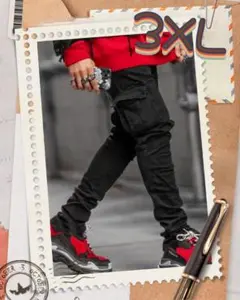 3XL デニムパンツ　メンズ　スキニー ストレッチ スリム カジュアル アメカジ