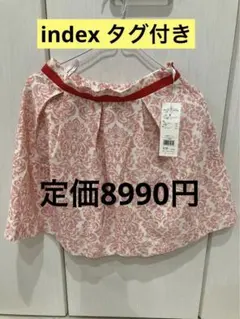未使用品 インデックス INDEX スカート フレア ミニ 総柄 サイドジップのサムネイル