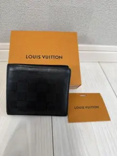 LOUIS VUITTON 二つ折り財布 ブラック