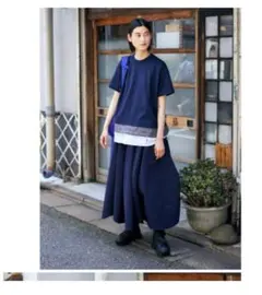 nagonstans ナゴンスタンスCO天竺ヘムレイヤーTシャツ プルオーバーのサムネイル