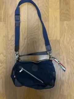 orobianco ネイビー ナイロン ショルダーバッグ