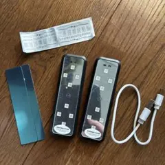 車LED カーテシランプ　ウェルカム7色変化・点滅　2個セット