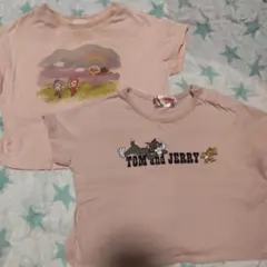 アンパンマン、トムとジェリー Tシャツ 2枚セット