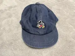 ミッキーマウス キッズ　デニムキャップ50センチ