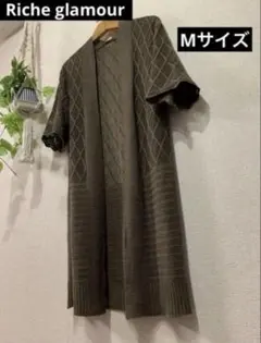 Riche glamour 薄手半袖 カーディガン Mサイズのサムネイル