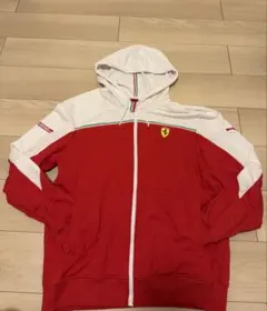 Ferrari Puma フルジップパーカー レッドXL