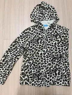 ヒョウ柄パーカー　agplus